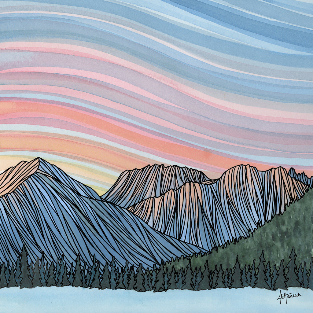 Sleeping Lady Alpenglow