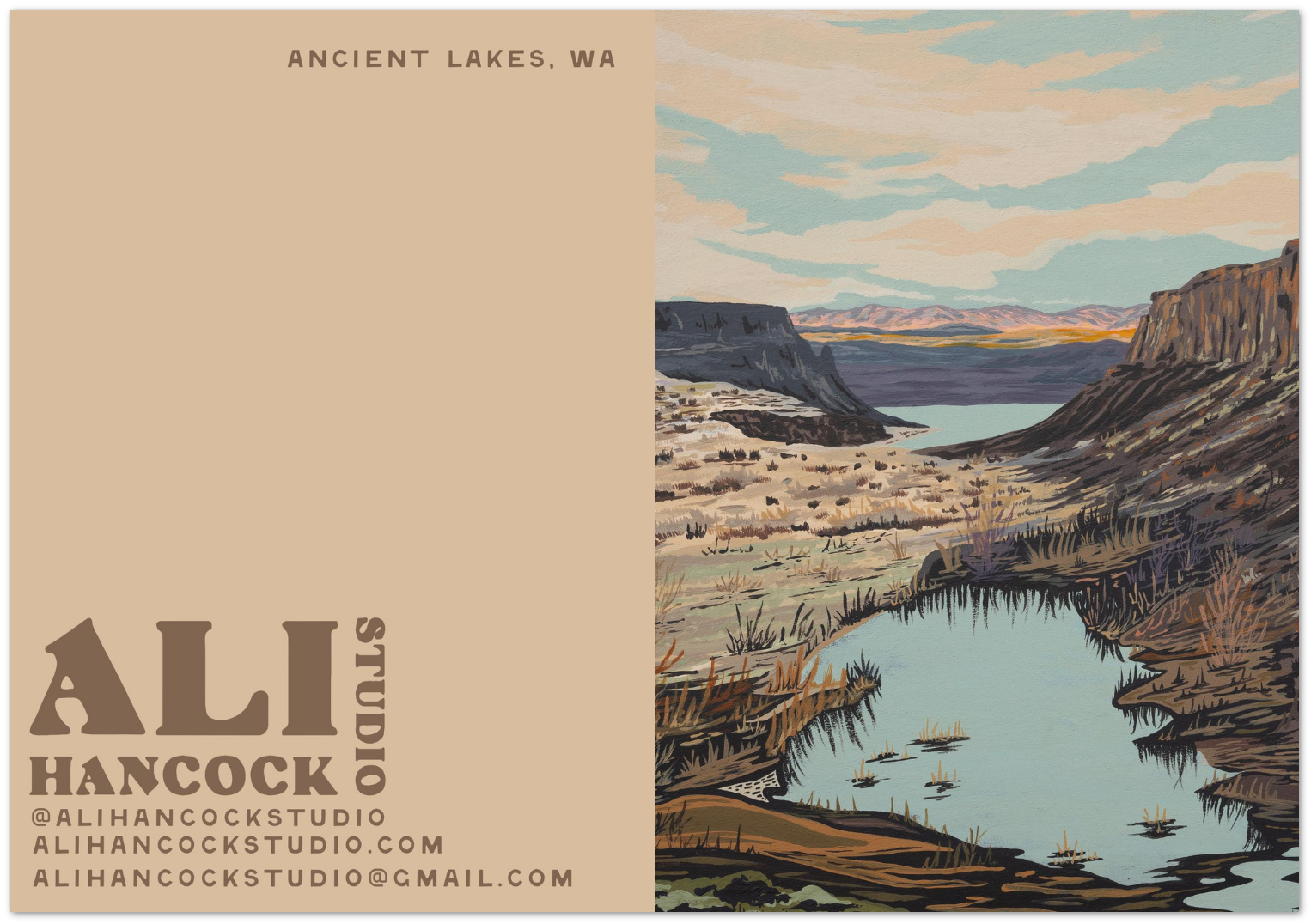 Ancient Lakes Card