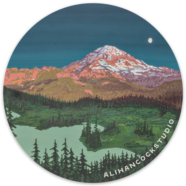 Mount Rainier Sticker